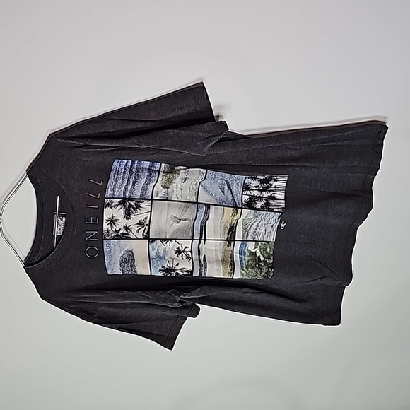 O'Neil large gray slim fit short sleeve shirt - Picture 2 of 5